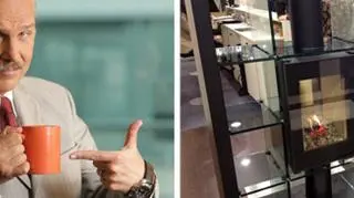 Szklany kominek namierzony przez TVN Meteo