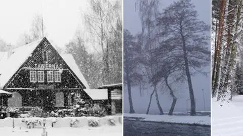 Zima nie zamierza odchodzić. Śnieżyca na Mazurach