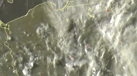 Lokalizacja burz nad Polską