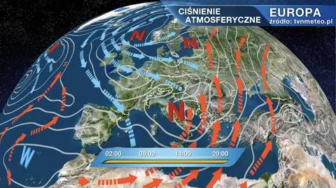 Ciśnienie atmosferyczne nad Europą