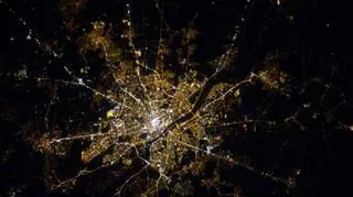 Oto warszawa z kosmosu