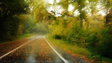 Jazdę utrudni deszcz 