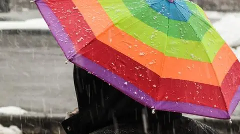 W wielu miejscach spadnie deszcz ze śniegiem