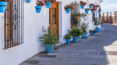 Mnóstwo białych domów w Andaluzji