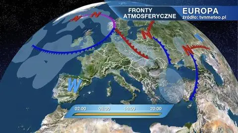 Fronty atmosferyczne nad Europa