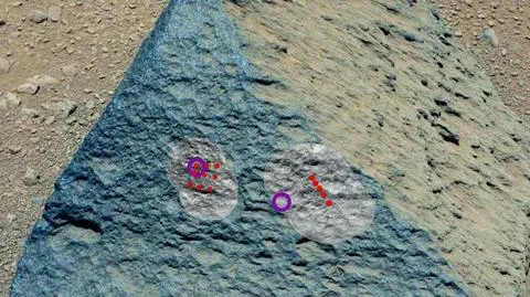 Marsjańska skała jak ziemska