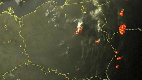 Słabe burze na Mazowszu i na Lubelszczyźnie. Zagrzmi też w nocy