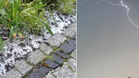 Piątek pełen wyładowań, deszczu i gradu