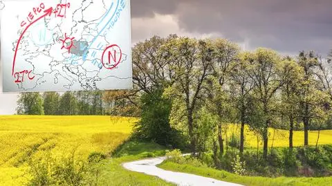 Wyż importuje cieple powietrze do Polski