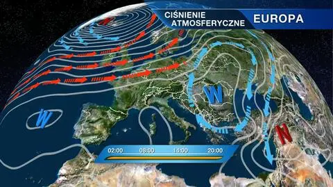 Ciśnienie atmosferyczne w środę