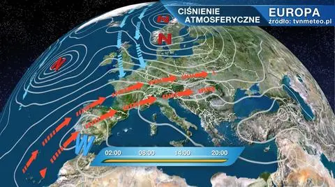 Ciśnienie atmosferyczne w Europie