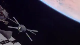 Albert Einstein zacumował do ISS