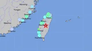 Wstrząsy były odczuwalne w stolicy - Tajpej