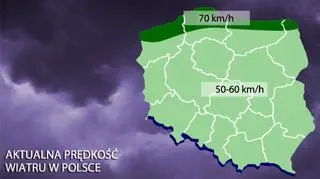 Tak mocno powieje wiatr