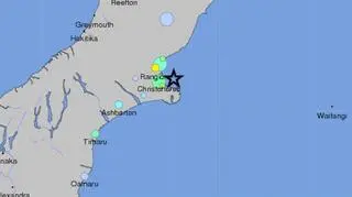 Ziemia zastrzęsła się w okolicach Christchurch 