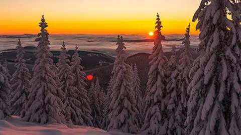 Polarne Karkonosze. "To był przepiękny poranek pełen koloru"