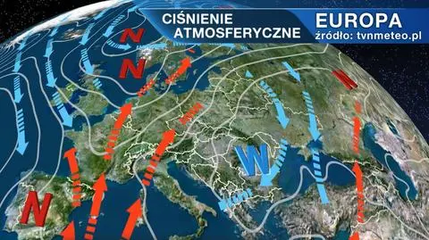 Ciśnienie atmosferyczne nad Europą