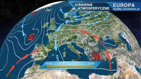 Nad Polską zalega zimne powietrze pochodzenia arktycznego 