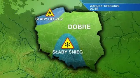 Na niektórych drogach może być ślisko