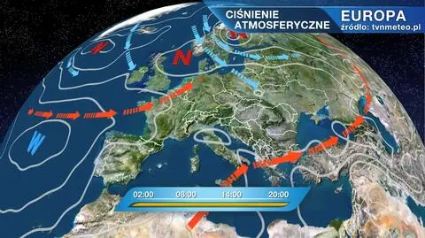 Ciśnienie atmosferyczne nad Europą