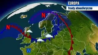 Potężny niż zalega nad Polską