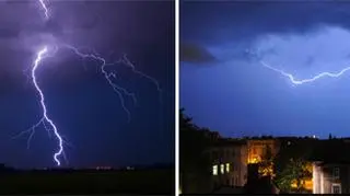 Widowiskowe błyskawice nad Wrocławiem
