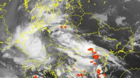 Wyładowania atmosferyczne nad Polską
