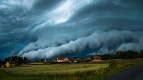 "Czułem strach". Potężna chmura szelfowa zawisła nad Podkarpaciem