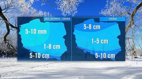 W całym kraju spodziewamy się śniegu