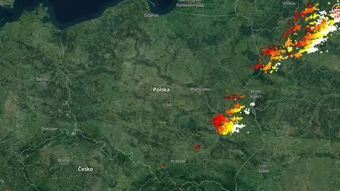 Wyładowania atmosferyczne nad Polską
