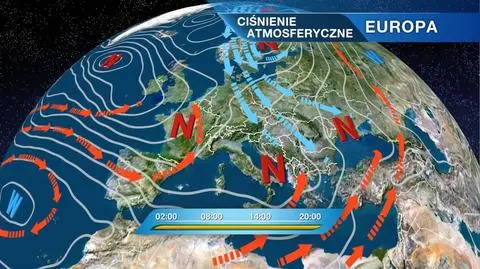 Sytuacja baryczna nad Europą
