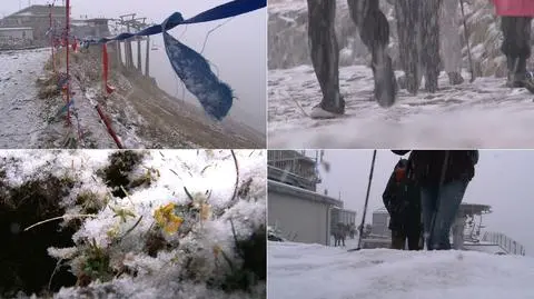Na Kasprowym sypnęło śniegiem	