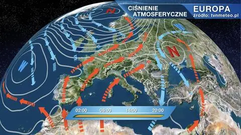 Ciśnienie atmosferyczne nad Europą