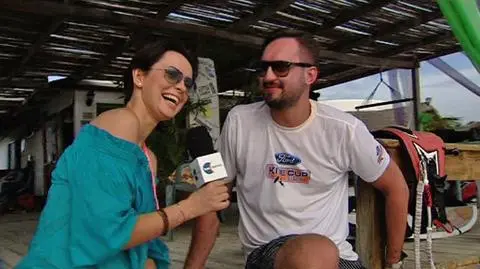 Dorota Gardias i Marcin Prokop na wenezuelskiej plaży