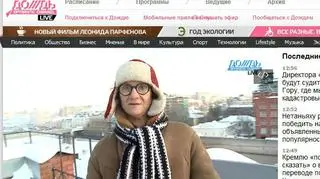 W rosyjskiej telewizji pogodę zapowiadają bezdomni.