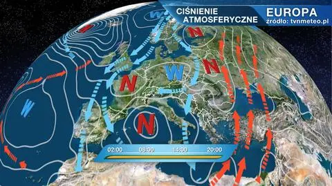 Ciśnienie atmosferyczne w Europie