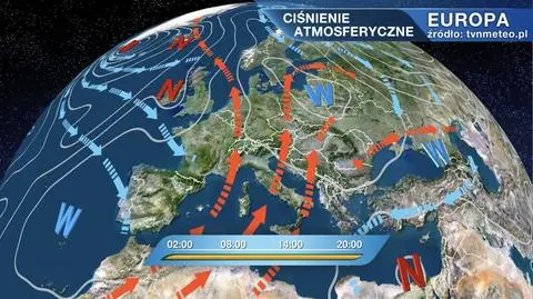 Ciśnienie atmosferyczne nad Europą