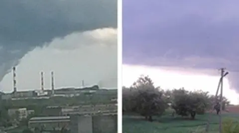 Trąby powietrzne z różnych miejsc Polski na zdjęciach Reporterów 24