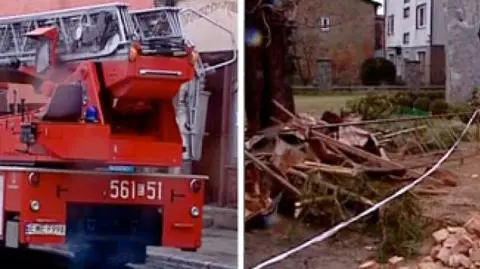 Kościół w Lutowie zdewastowany przez wiatr