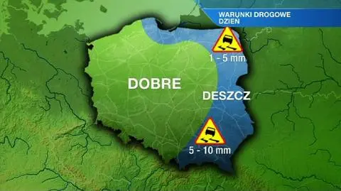 Spadnie do 10 l/mkw. deszczu 