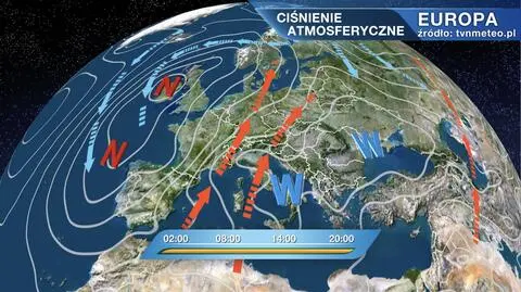 Ciśnienie atmosferyczne nad Europą