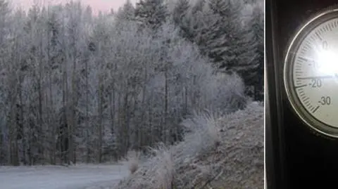 W Polsce jest bardzo zimno. Nocą temperatura spadła do -21 st. C