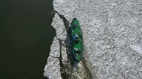 Lodołamacze dotarły do Płocka