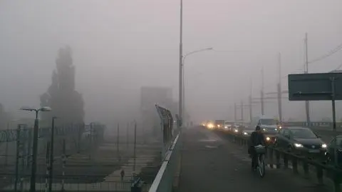 Poranna mgła w Poznaniu