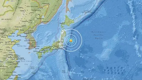Na wybrzeżu Japonii zatrzęsła się ziemia