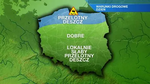 Nie tylko północ może być deszczowa
