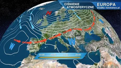 Napływa ciepłe i wilgotne powietrze
