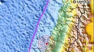 Trzęsienie ziemi w Chile miało siłę 6,2 st. w skali Richtera