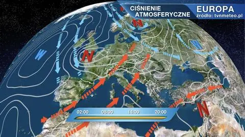 Ciśnienie atmosferyczne w Europie