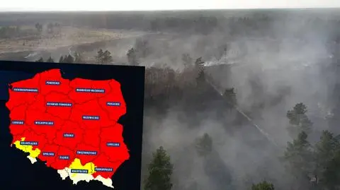 Najwyższy stopień zagrożenia pożarowego. "To nie prognozuje niczego dobrego"